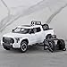 OANMYJJO Toy Trucks for Boys 1/24 Tundra Diecast Metal Model Toy Pickup Truck Pull Back Car Model with Light and Sound Toy Trucks for Boys Age 4-7(White)