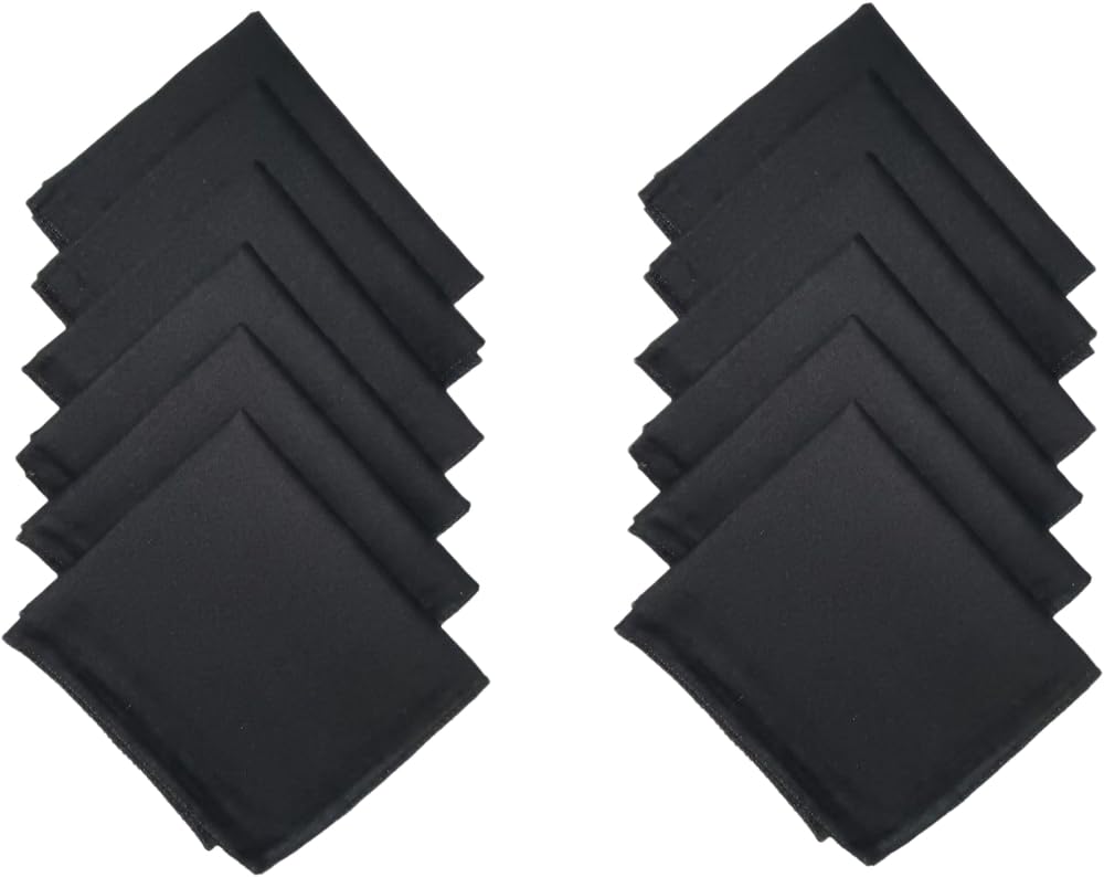 Handkerchief Black Cotton for Men and Boys| Pack of 12-picture-54