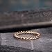 FAICAEIRI Pure copper tensor rings twisted,copper rings for men and women，Twist Ring Jewelry，Solid Copper Twisted ring Jewelry for women (8)
