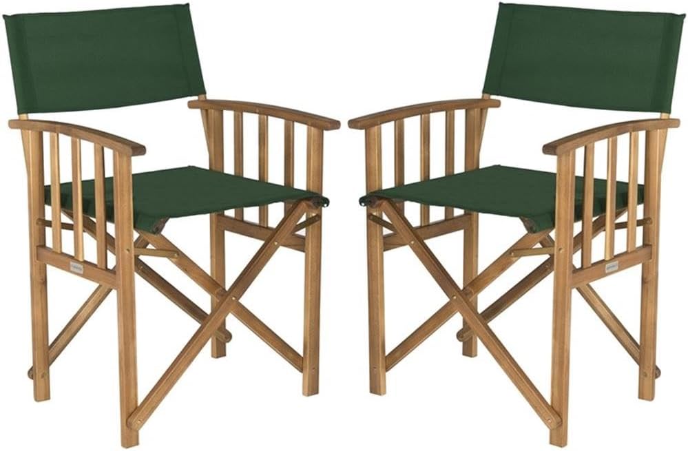 Pemberly Row Director Chair, Classic Portable Design for Indoor or Outdoor Use, Lightweight Functional Seating, Casual Elegance for Patios, Living Rooms, Dining Areas, and Home Offices