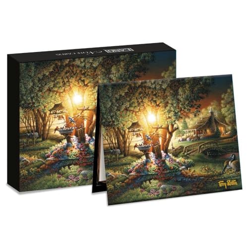 Image of LANG - Boxed Note Cards - inchThe Colors of Spring inch, Art by Terry Redlin -13 Cards, 13 Envelopes - 4 inch x 5 1 /4 inch