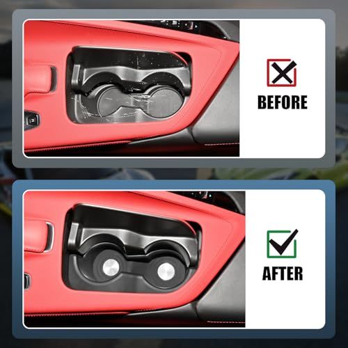 Insertos de silicona para portavasos Chevrolet Corvette C8 miniatura 3