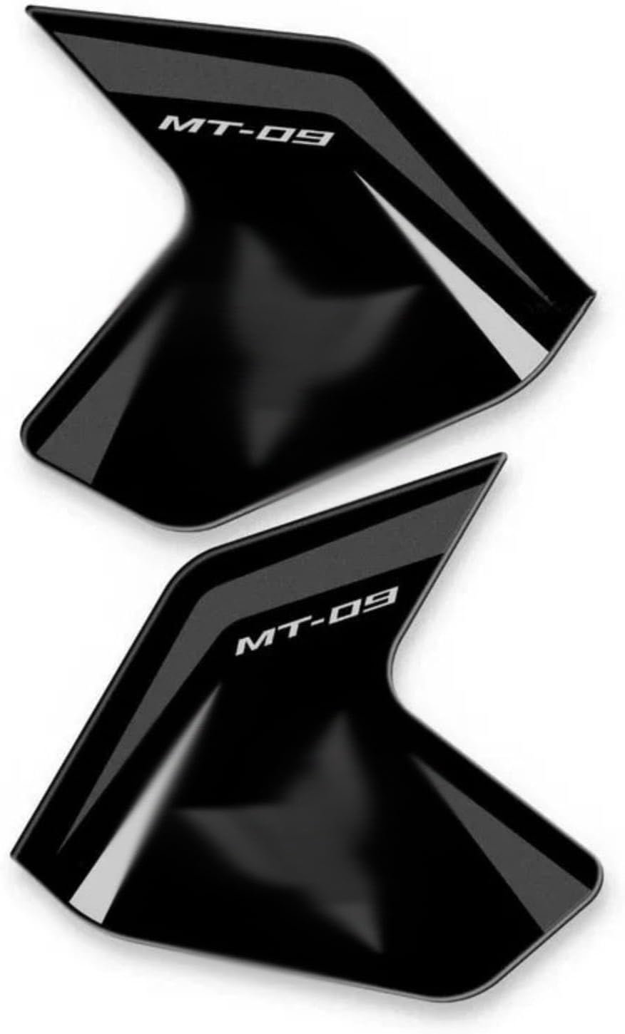 Suitable for MT-09 mt09 2020 2019-2017 Fuel Tank Side Stickers, Double-Sided Protective Stickers, Anti-wear Modification Accessories, epoxy Stickers (Black)