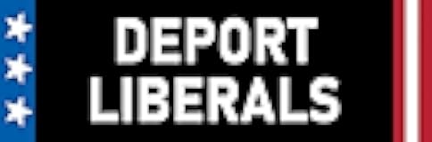 Deport Liberals Sticker Funny Anti Woke Progressive Democrats Stickers