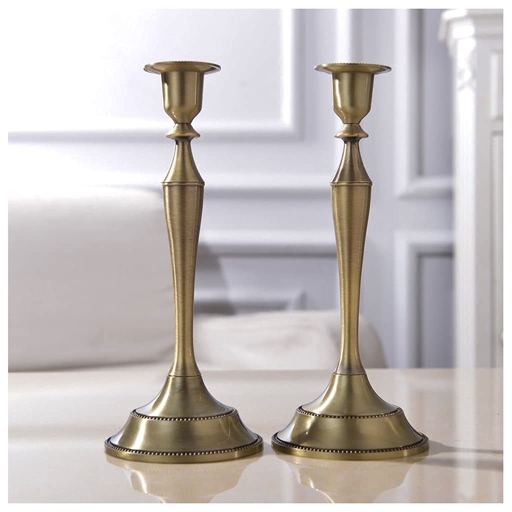 Świeczniki Świecznik Taper Candlesticks Ślubny Dżingi Party Centerpieces Dekoracyjny Candelabra Nowoczesny Uchwyt, 2 sztuki Uchwyt Dekoracja(C)