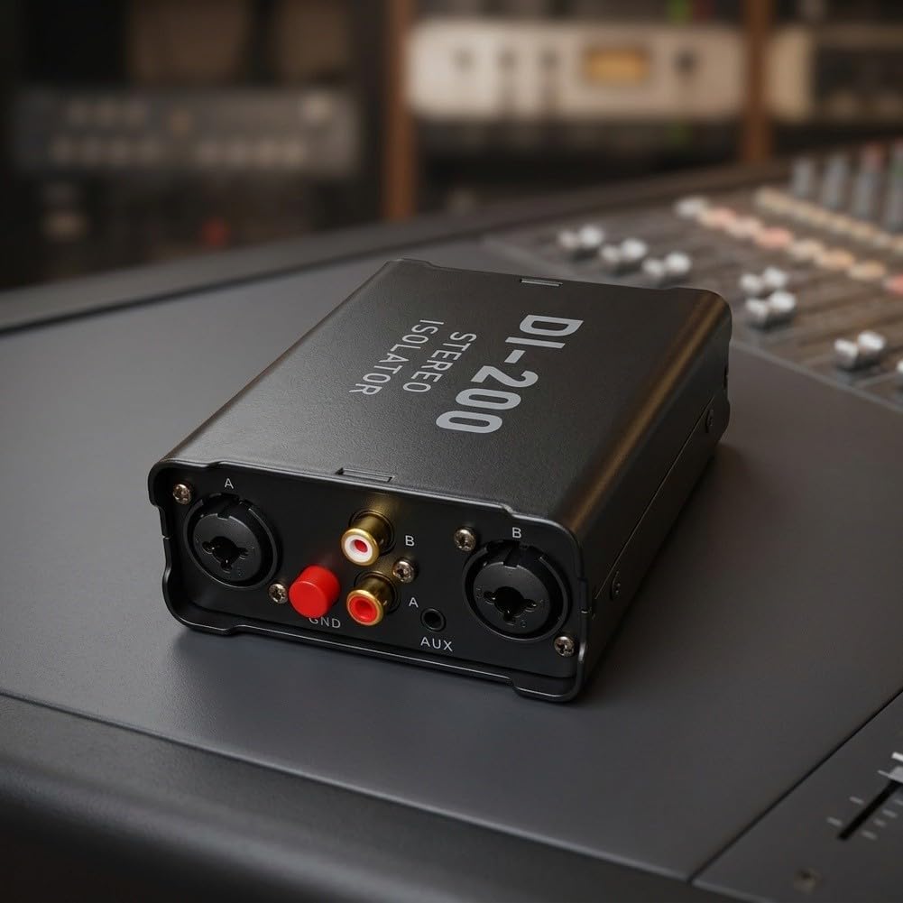 Isolateur Audio Stéréo Double Canal Réduction pour bruit pour sol