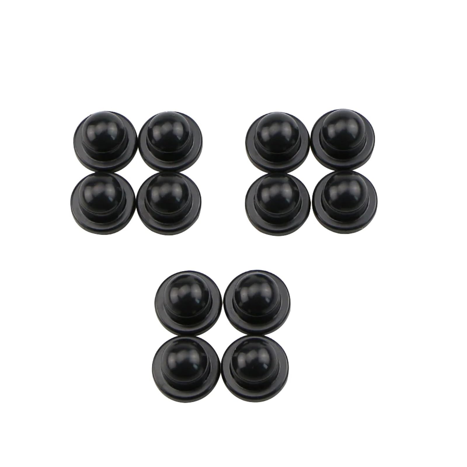 Car Trim Interior for Kia for Rio K2 K3 K3S K5 K4 KX3 KX5 for Cerato for Soul for Forte Car Door Lock Screw Protector Stickers Cover(12Pcs Style 2)