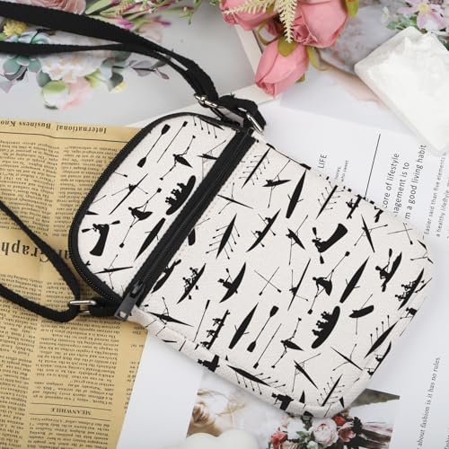 VAMSII Rowing Lover Gift Important Rowing Stuff Crossbody Bag Rowing Crew Team Travel Bag Rowing Life Gift3