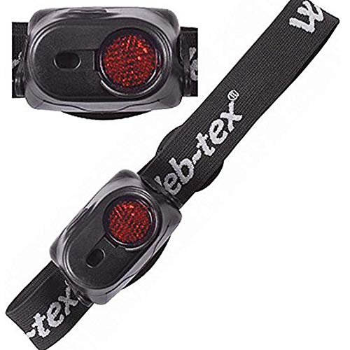 Web-tex Warrior - lanterna frontal tática com luzes LED - preto