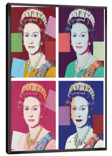 Any Warhol Pop Art Reigning Queens Painting Wall Art Framed