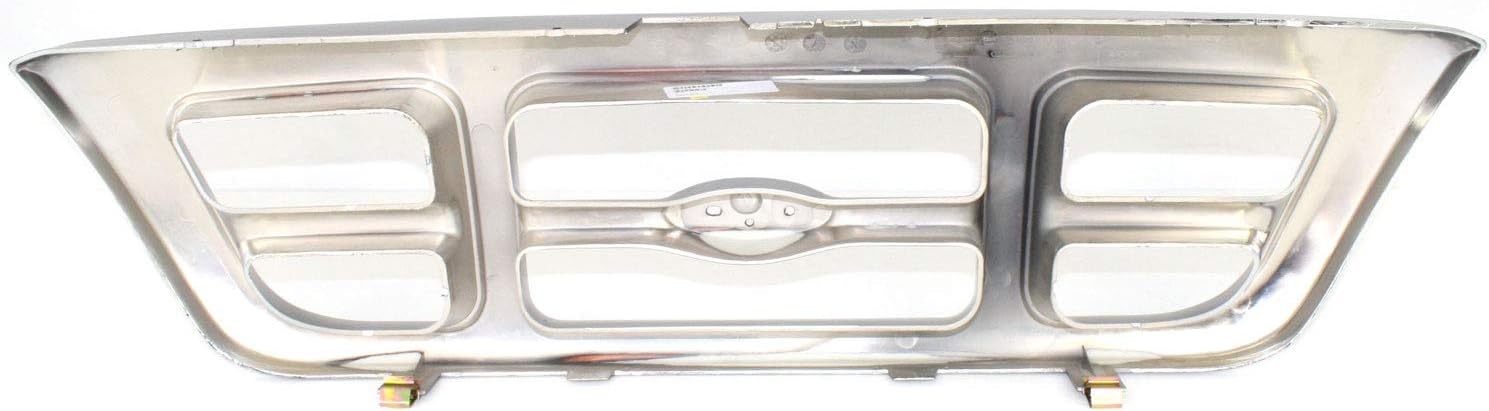 Garage-Pro Grille Assembly Compatible with 1998-2000 Ford Ranger Chrome Shell with Gray Insert