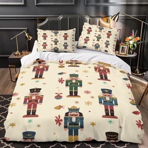 Parure de lit Nutcracker 3D en microfibre douce pour lit simple enfant - 2