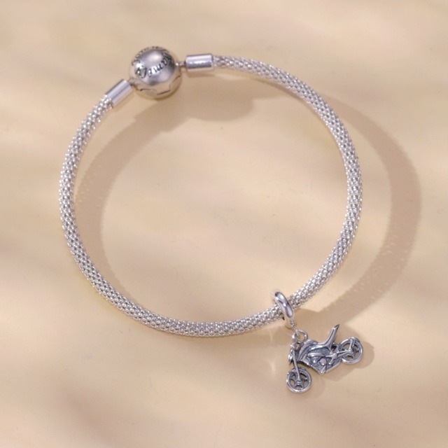 Accessoire Bijou Personnalisable PANPOKI Breloque En Argent Sterling 925 Pour Bracelets Et Colliers - Pendentif Perle De Voyage - Cadeau Femme, Amis, Famille Breloque Argent 925
