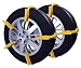 BPS product Car Snow Chains Snow Tire Chains Anti-Slip Tire Chains for All Cars SUV Trucks Anti-Skid Car Chains Snow Chains Car Winter Chains SUV for Universal Size Fit Automobiles Rim 13’’-22’’