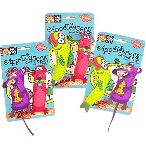 Fatcat Brinquedo Appeteasers Verde E Roxo Para Gatos Para Gatos Verde