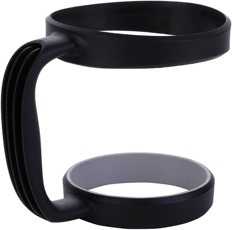 Blendnew mordern and fashion Anti Slip Handle for YETI Rambler 30 oz,RTIC,SIC CUP tumbler,OZARK TRAIL and MORE (black)