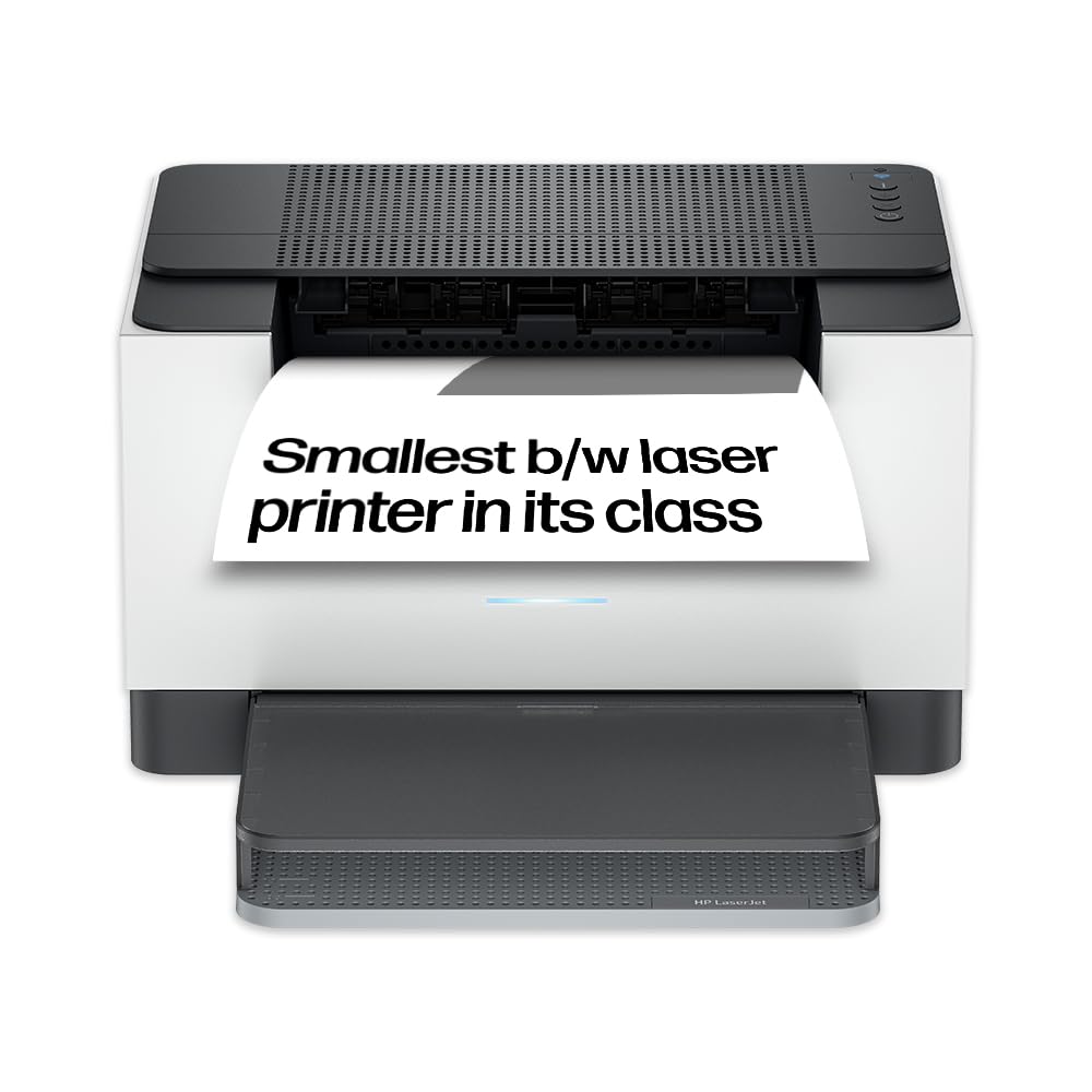 HP LaserJet M207dw Printer, Compact, Black and White, Wireless, Print, Easy Setup and Reliable Wi-Fi, Up to 28/27 (Letter/A4) Simplex ppm, Best Home Office Laser Printer, Best Laser Printer for Office