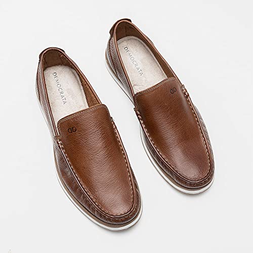 Mocassim Denim Flow Conhaque/Marrom-Conhaque-37