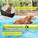 Duckygoo 2 in 1 Dog Pool Float & Water Ramp,Upgrated Inflatable Dog Boat Ramp,63