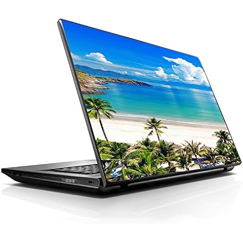 15 15.6 inch Laptop Notebook Skin Vinyl Sticker Cover Decal Fits 13.3" 14" 15.6" 16" HP Lenovo Apple Mac Dell Compaq Asus Acer Tropical Paradise Palm Trees Cover
