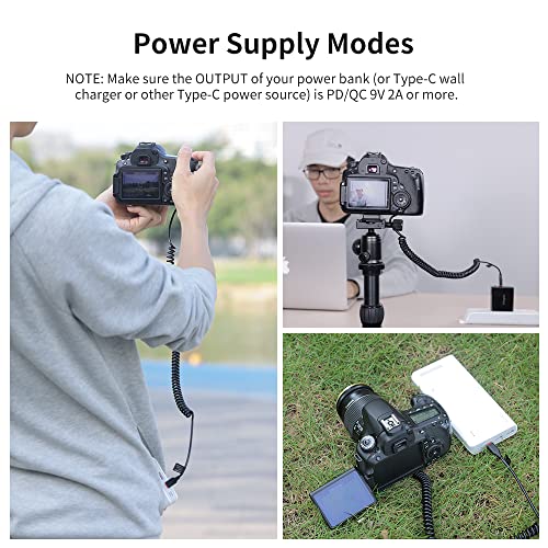 LP-E6 Dummy Akku USB Kamera Netzteil Dekodierter LP-E6 Akku Ersatz mit Typ-C Feder Netzadapterkabel für Canon EOS R R5 R5C R6 5DsR 90D 80D 70D 60D 60Da 5D Mark II III IV 6D Mark II 7D Mark II Kameras - Image 4