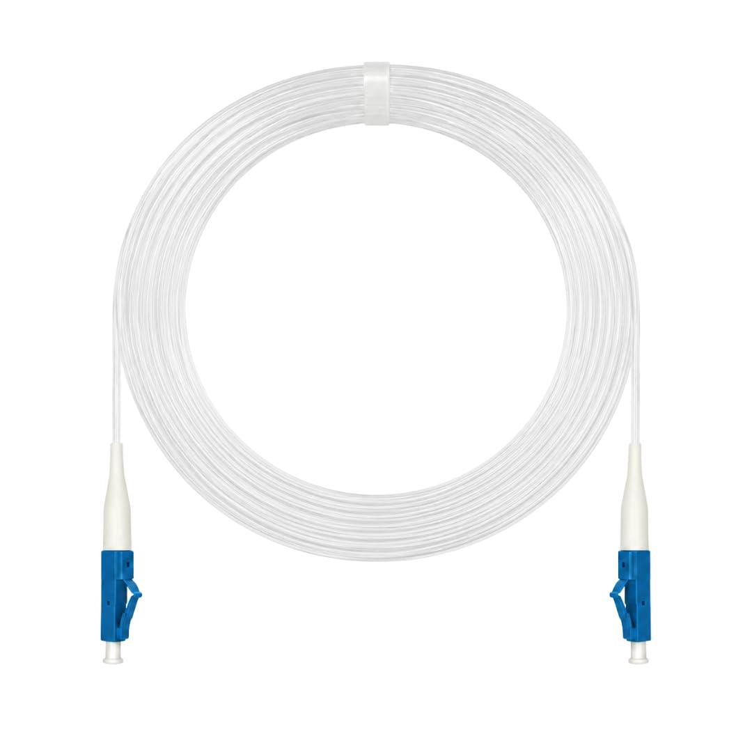 Kit de Liaison Ethernet Invisible – 2 Convertisseurs Médias SFP USB-C + Câble fibre invisible 40M LC/UPC + 2 Câbles RJ45 + 40 clips adhésifs – Liaison 1Gbps Sans Perçage – Plug & Play
