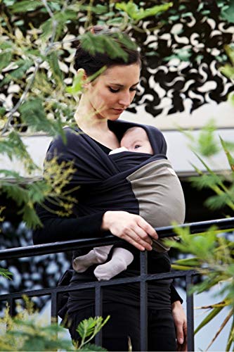 Je Porte Mon Bébé Babydrager, antraciet, olijfgroen pocket-model. - Image 6