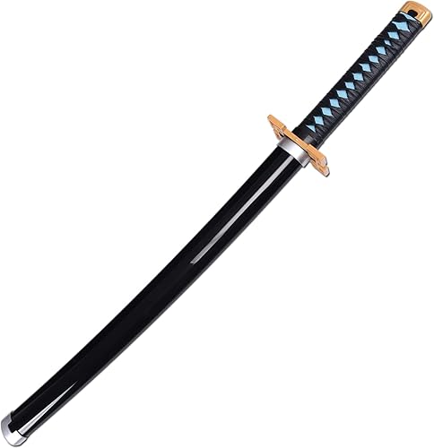 Vista 38 de ziqing Espada para cosplay de Demon Slayer hecha a mano, Katana de 31 pulgadas con múltiples estilos para elegir Tanjiro Kagura-31 pulgadas