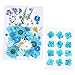 Produktbild Daimay 2 Stück Gepresste Blumen Gemischte Getrocknete Blätter Echte Trockenpresse Mischte Natürliche Mehrere Trockene für Kunst Basteln Harz Scrapbooking Handwerk Karten Machen - Stil C New und Blau