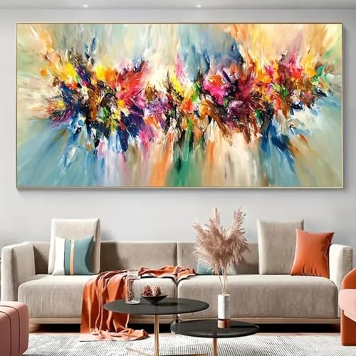 Art mural abstrait premium décoration murale moderne 80x160cm