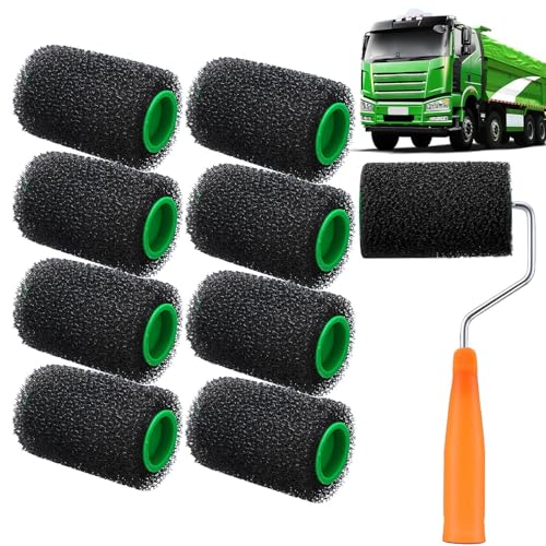 Ruwshuuk Rodillo Texturizador,Rodillo para Muebles Decorativos - Multifuncional Antideslizante Para Cocina, Baño Y Pintura De Interiores