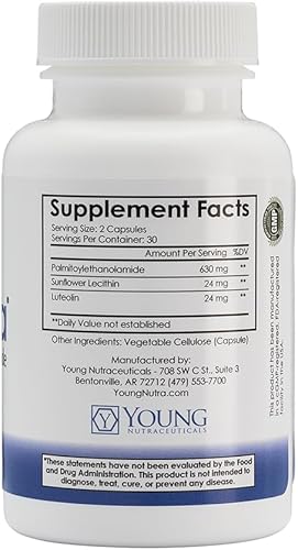 Miniatura 3 de Mirica® - Guisante (Palmitoiletanolamida) y luteolina - Suplemento de apoyo al sistema inmunológico y nervioso - 60 unidades