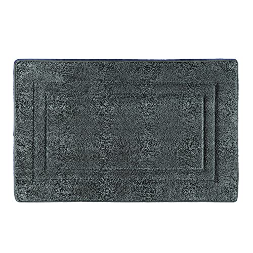 PANA Viskoelastische Frottee Badematte I Hochflor Badvorleger I Duschvorleger mit viskoelastischem...