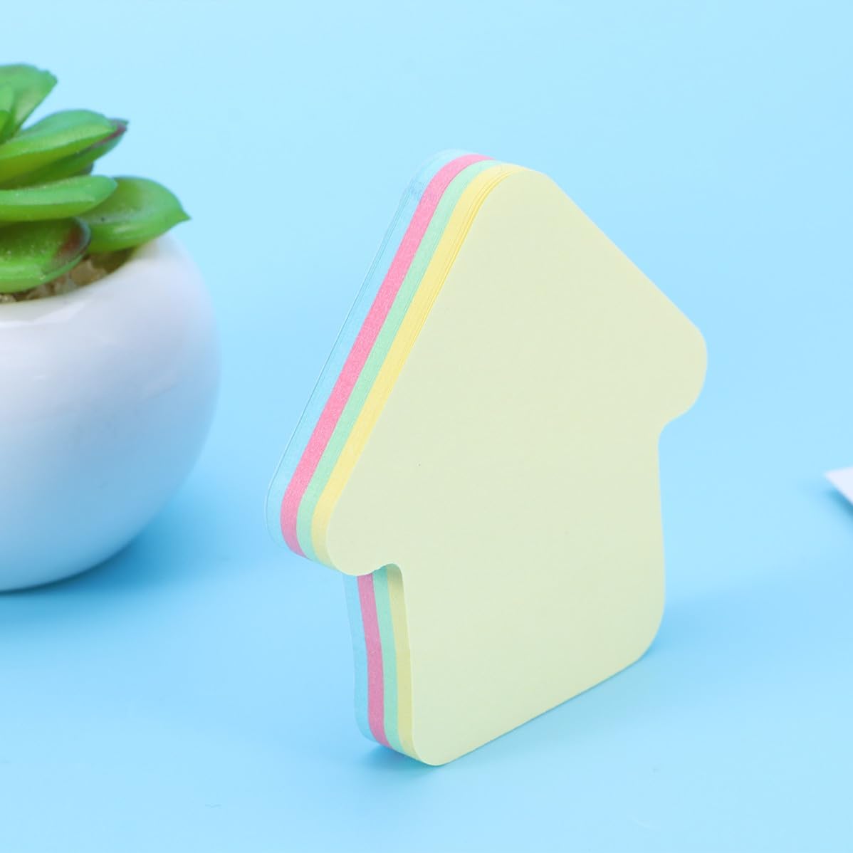 1200pcs House Shaped Creative Memo Pad Paper Notes image 5