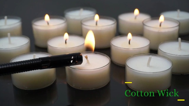 12 Duft-Teelichter Aus Sojawachs – Mit Leder-Duft, Transparent, Langlebig