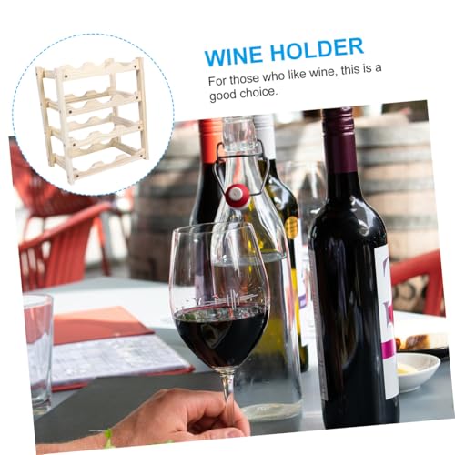 Soporte de vino de madera Unomor para 1 botella miniatura 7