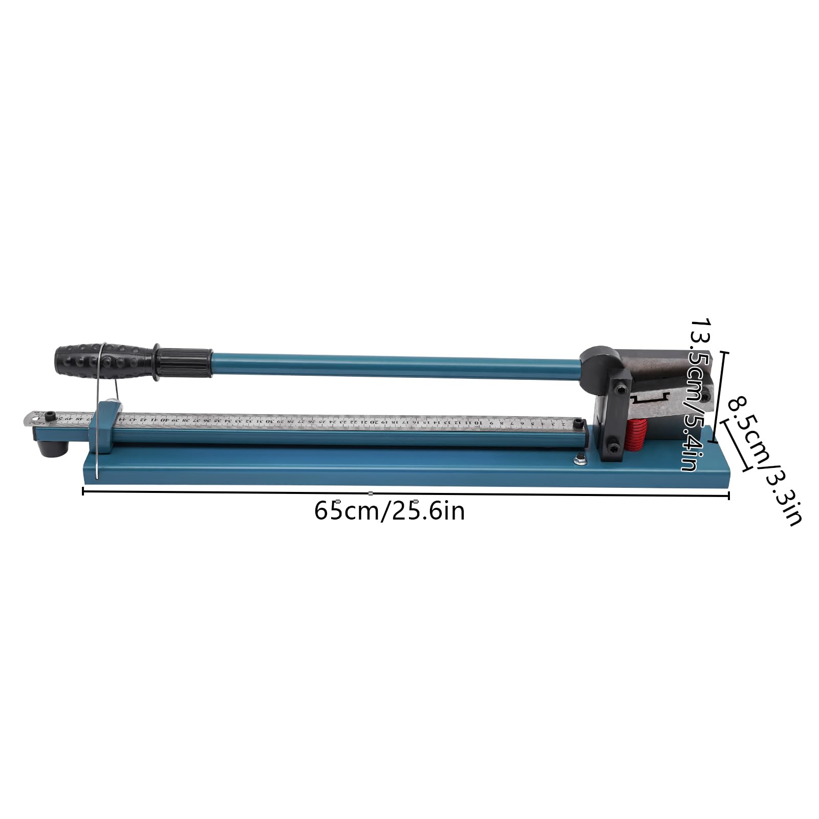 Cortador de riel DIN DIN ancho de corte 35-40 cm grosor de corte 0,8 mm con regla Rail Cutter para cortar rieles de guía de aluminio