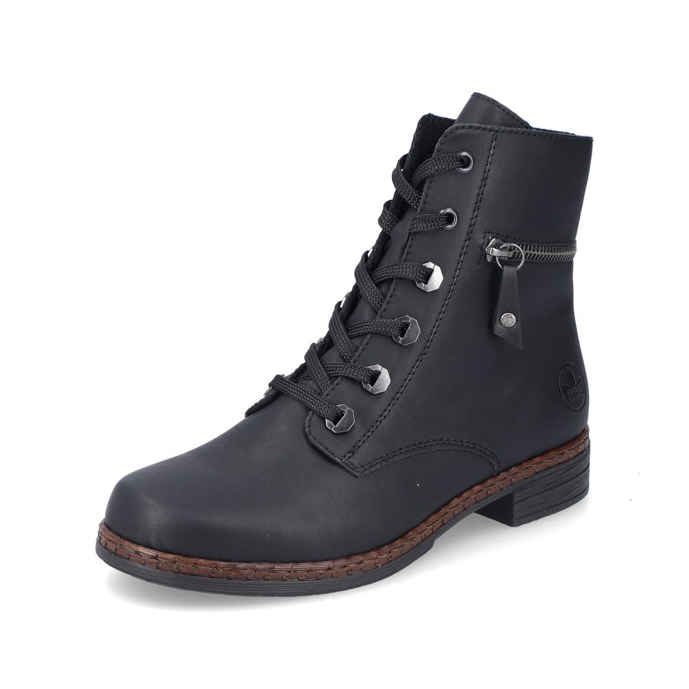 Rieker Damen Schnürstiefeletten 75142, Frauen Stiefeletten