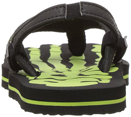 GROM SKELETON Flip Flop, GREEN, 4/5 M US Big Kid3