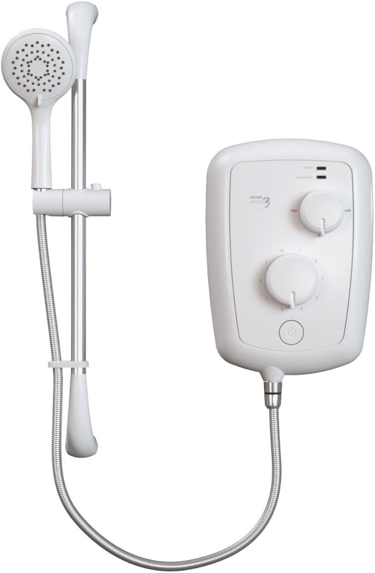 Triton Jade 3 Electric Shower 8.5kW (Opal 3, Aquasurge, Rosato)