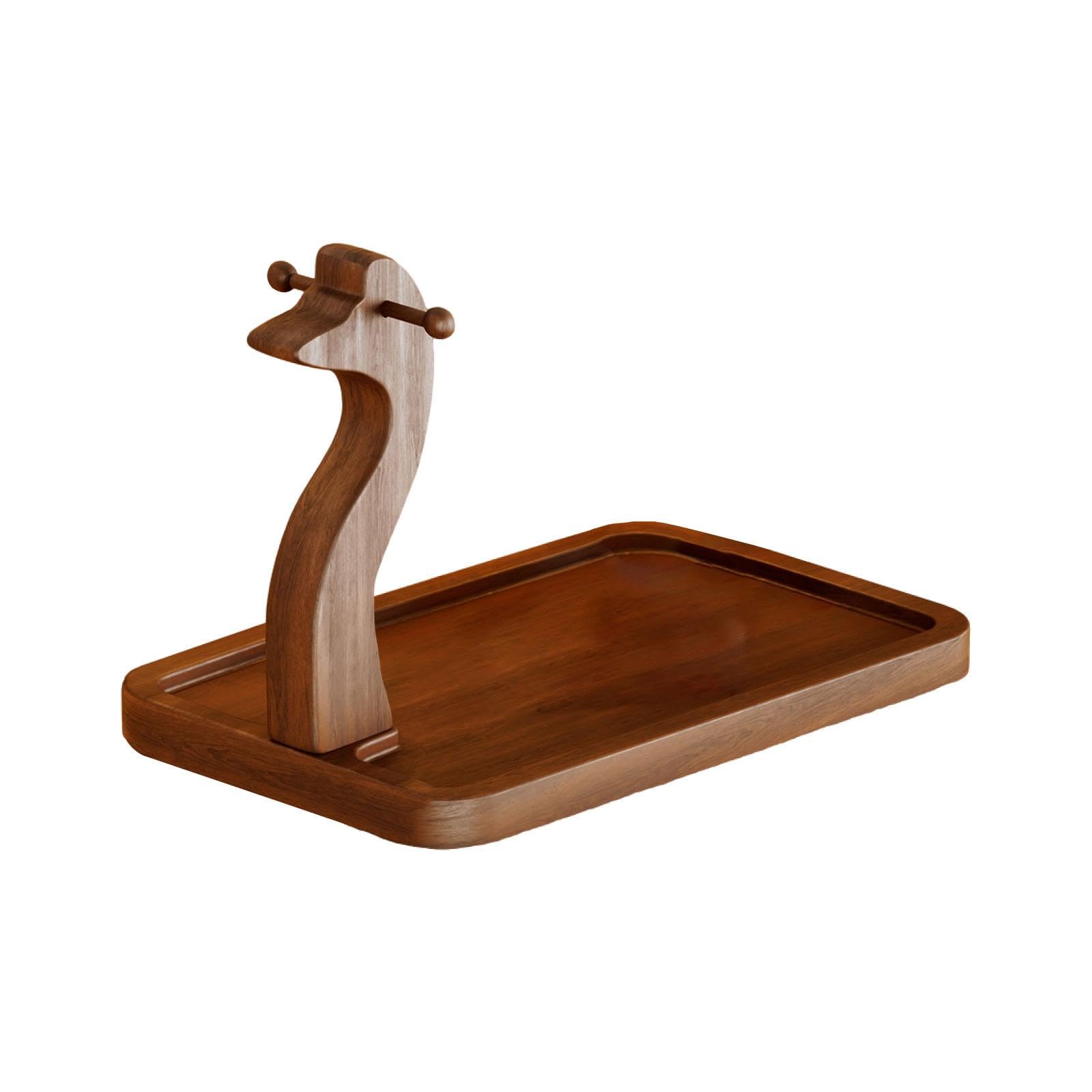 Key Rack Stable Compact Wooden Key Tray for Countertop Hallway Dresser Style D-picture-18