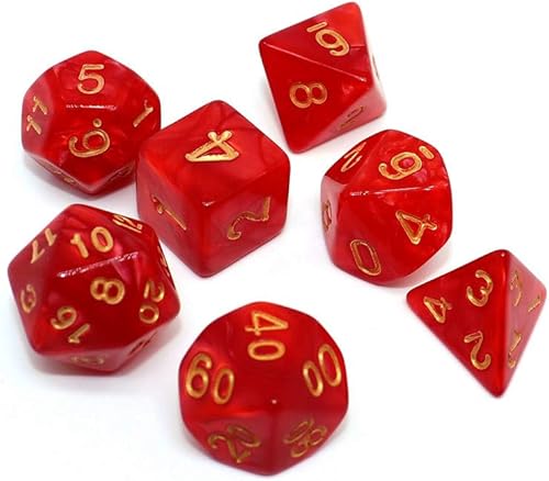 Miniatura 37 de DND - Juego de dados blanco perla para Dungeon and Dragons D&D Pathfinder MTG, juegos de rol, dados poliédricos RPG Blanco perla,Nebulosa negra