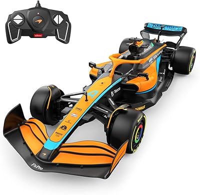 RASTAR McLaren Formula 1 Race Toy Car 2022, 1:18 F1 McLaren MCL36 Remote Control Car Model Vehicle Lando Norris + Daniel Ricciardo Drive to Survive