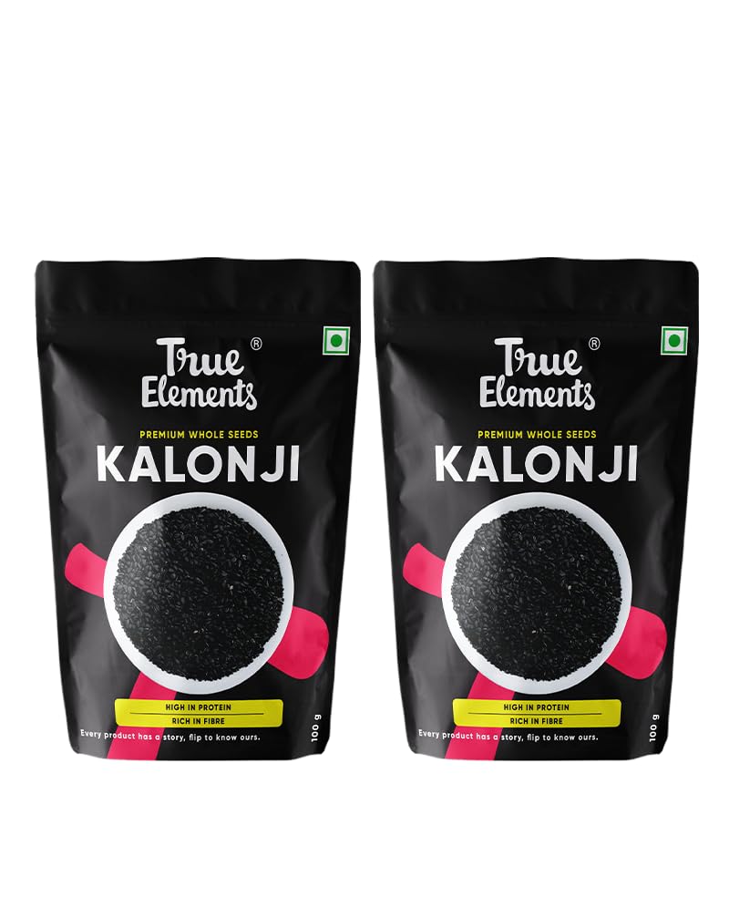 True Elements Kalonji Seeds 100gm * Pack of 2 - Combo - 200gm | 100 Natural | Culinary spice | Health Benefits | Gluten-free | Source of Antioxidants | Kala Jeera (B0CP8YZFH4) Amazon Price History, Amazon Price Tracker