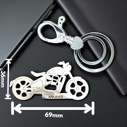 Image of Stainless Steel For jawa keychain | customized keychain with name | Made for Jawa 42, Jawa 42 bobber and Perak | best gift for boyfriend best friend boys & best gift for husband