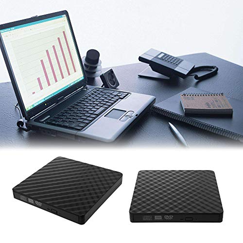 Docooler Drive Bandeja de CD USB 3.0 Portátil Ultra Fino Externo Óptico ODD Caddy Gravador Leitor de