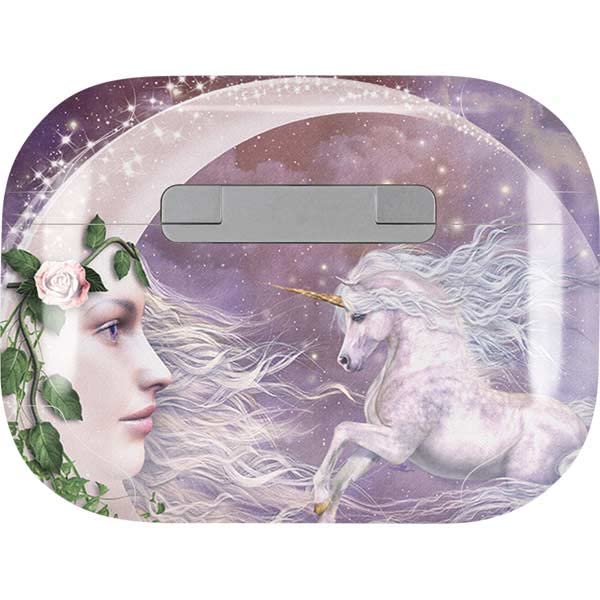 Skinit Decal Audio Skin Compatible with Apple AirPods Pro (2rd Gen, 2022) - Tate and Co. Moon Unicorn Design