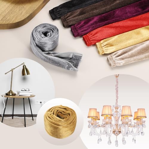 Cache-cordon velours dore PATIKIL : la solution pour masquer les fils de lampe