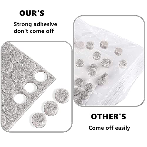 Furniture Pads 136 Pieces Pack Self Adhesive Felt Pad Beige + Felt Pads Small Felt Bumpers Dots 3/8" Diameter 100Pcs #TOP5