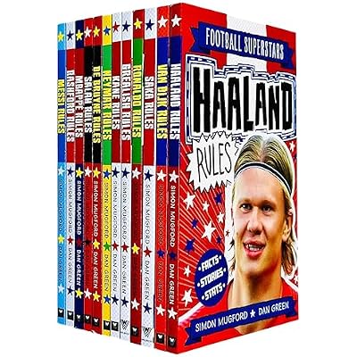 Football Superstars 12 Books Collection Rules Mega Pack Set By Simon Mugford & Dan Green